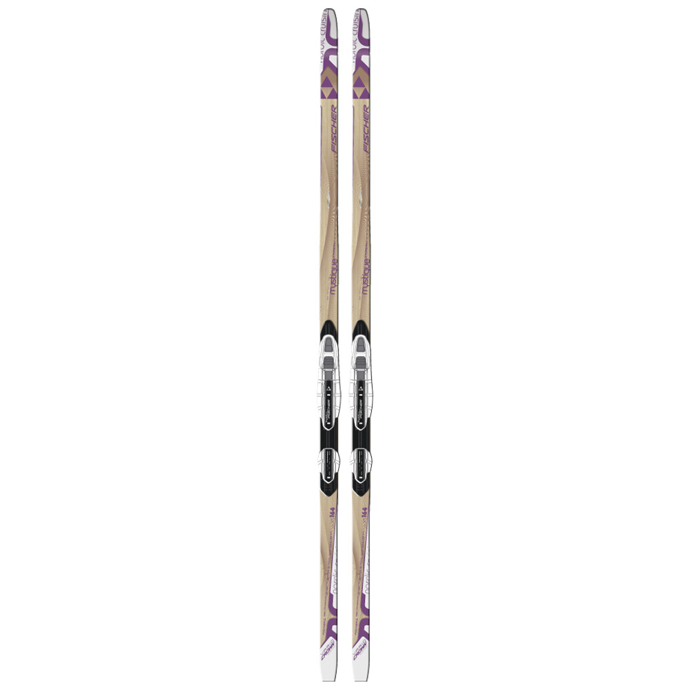 Langlaufski Fischer Mystic My Style mit Classic NIS Bindung, Frontansicht.