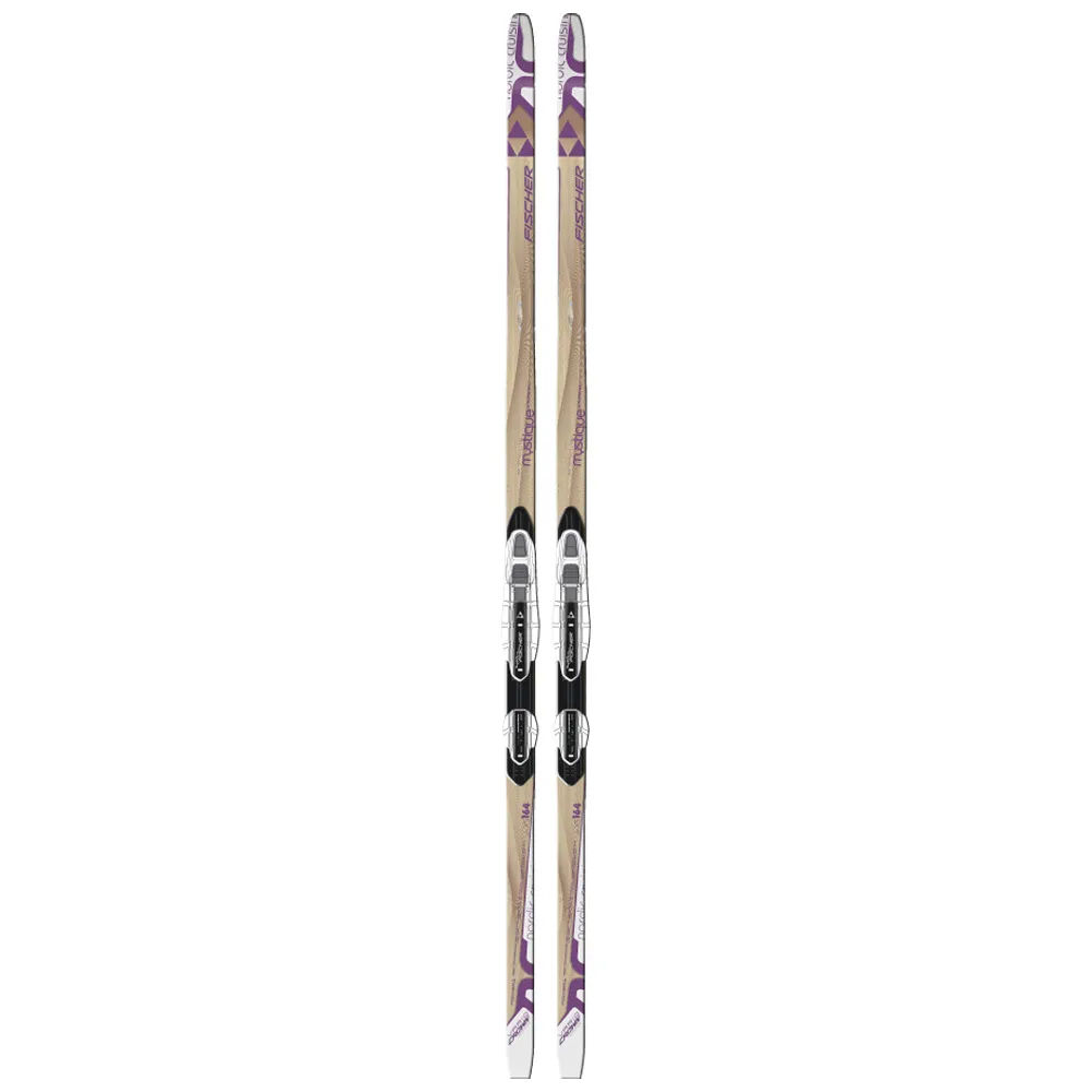 Langlaufski Fischer Mystic My Style mit Classic NIS Bindung, Frontansicht.