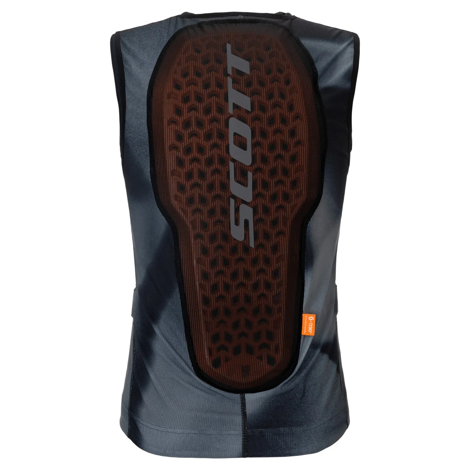 Scott Airflow Vest Gilet de protection dorsal pour homme, Caviar Black/Dark Grey