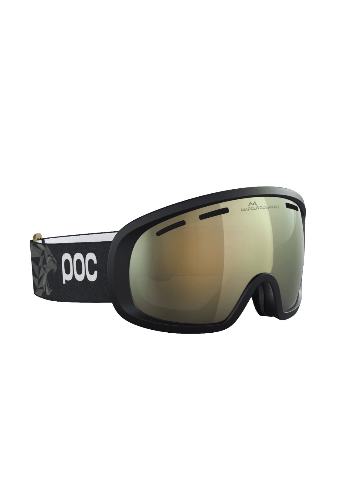 POC Fovea Mid Marco Odermatt Edition Skibrille Uranium Black Podium Gold