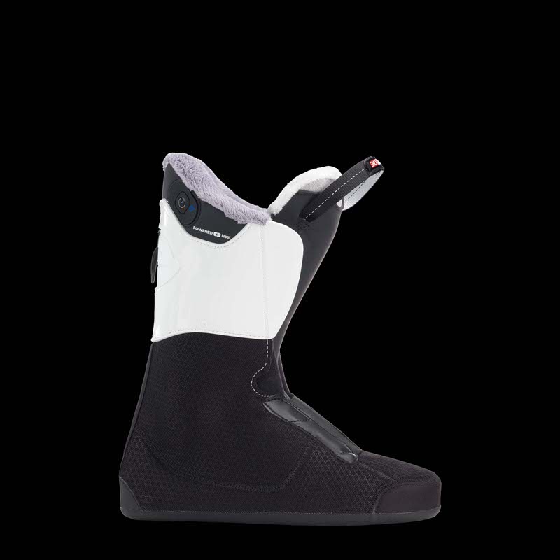 Innenansicht Skischuh: Schwarz-weisser Innenschuh des Nordica Speedmachine Heat 85 W mit wärmender Therm-ic-Technologie.