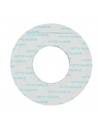 Weisser IPS Donut Shape M mit Loch in der Mitte, bedruckt mit hellblauen Schriftzug "NITTO No.5015".