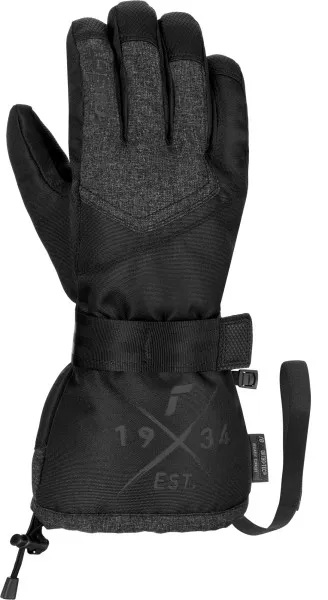 Reusch Baseplate R-TEX XT Junior Snowboardhandschuh Black/Black Melange