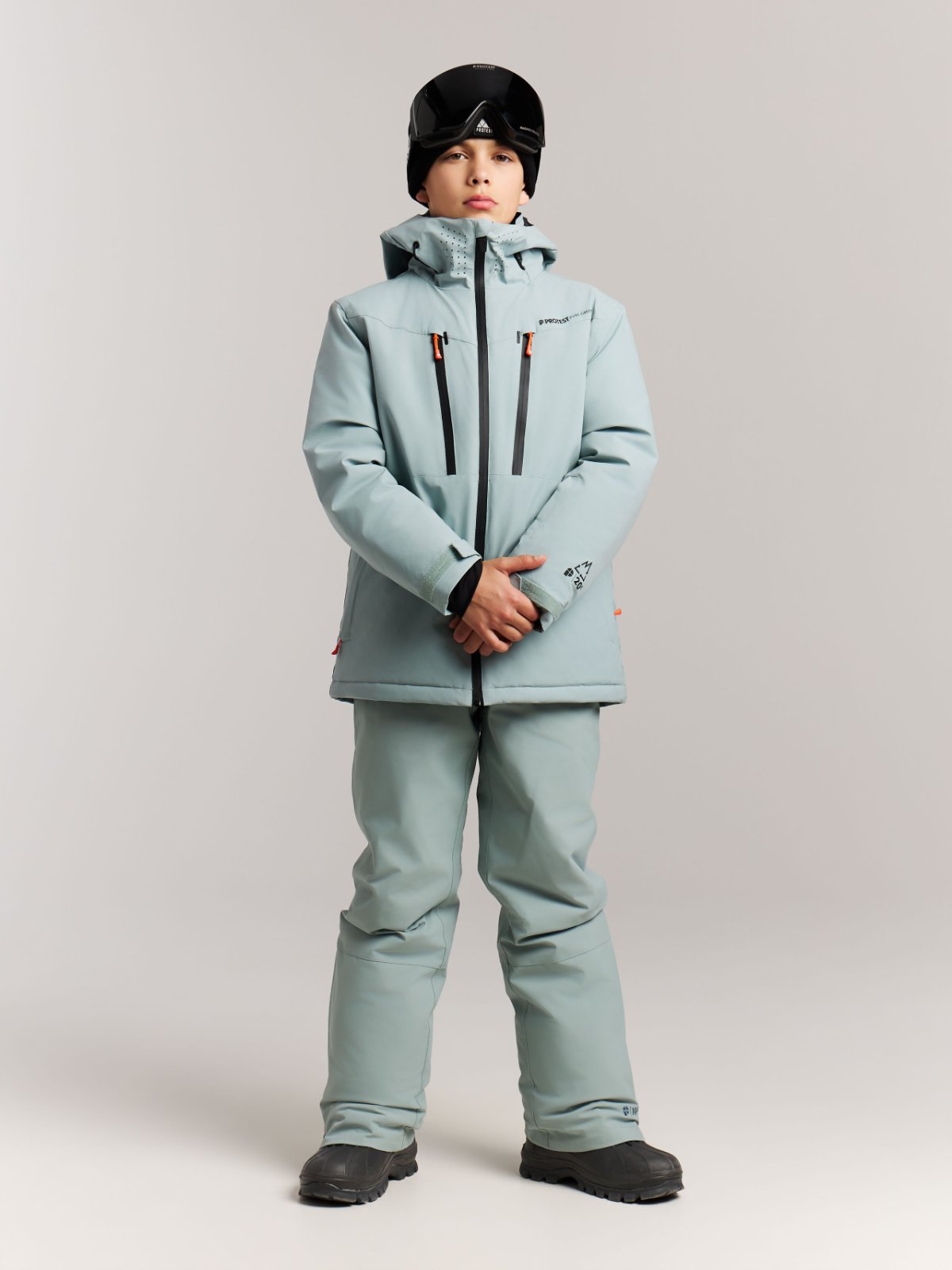 Protest PRTWixan JR Kinder Skijacke Moonstonegrey