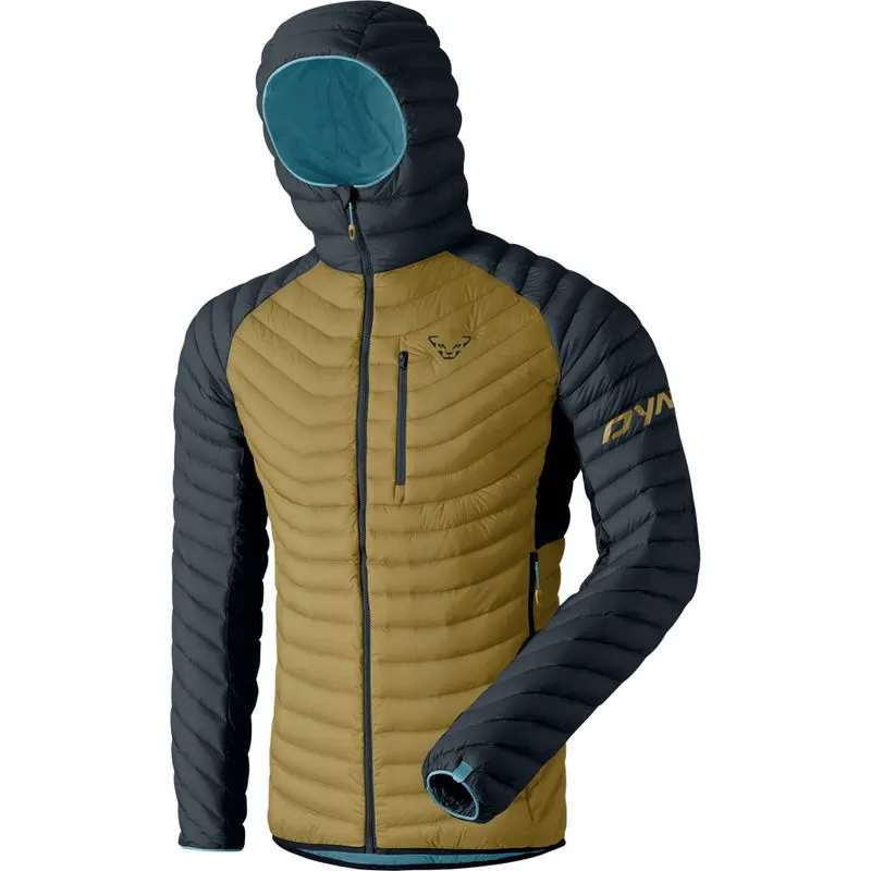 Doudoune Radical DWN M Hood JKT, Blue Berry/Army, capuche, fermeture éclair, poches, respirante, coupe-vent et imperméable.