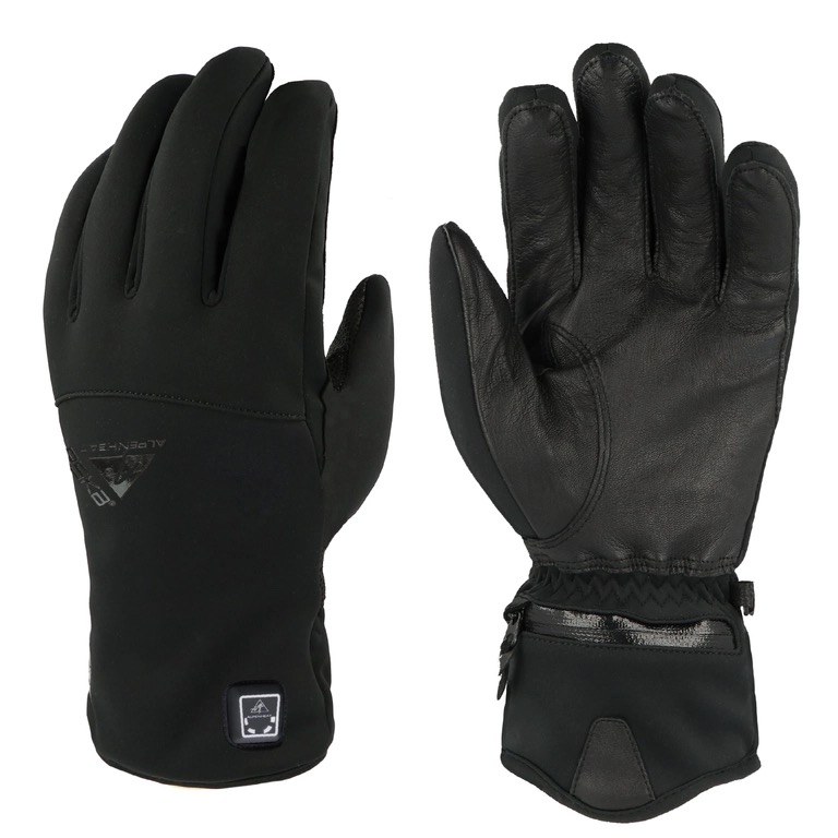 Schwarze Fire Glove Handschuhe Zwei schwarze Fire Glove Everyday Handschuhe, einer mit Handrücken, einer mit Innenhand, Leder, Touchfunktion.