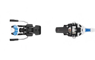 Fritschi Vipec Evo 12 Gros plan sur la fixation à pins Fritschi Vipec Evo 12, composée d'une partie avant et d'une partie arrière.