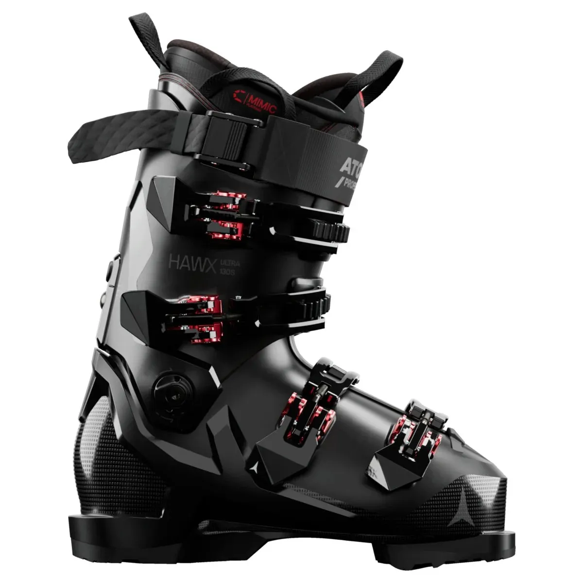 Atomic Hawx Ultra 130 S Ski Boot, Black/Red—Front View