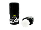 Schwarze Flasche Gigaglide Cross Country mit Applikator und geöffneter Flasche mit Applikator.