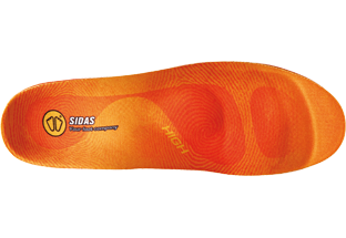 Semelle intérieure hiver Sidas Semelle orange Sidas 3 pieds de haute hiver Semelle intérieure par le haut, pour un grand confort et un soutien du pied en hiver.