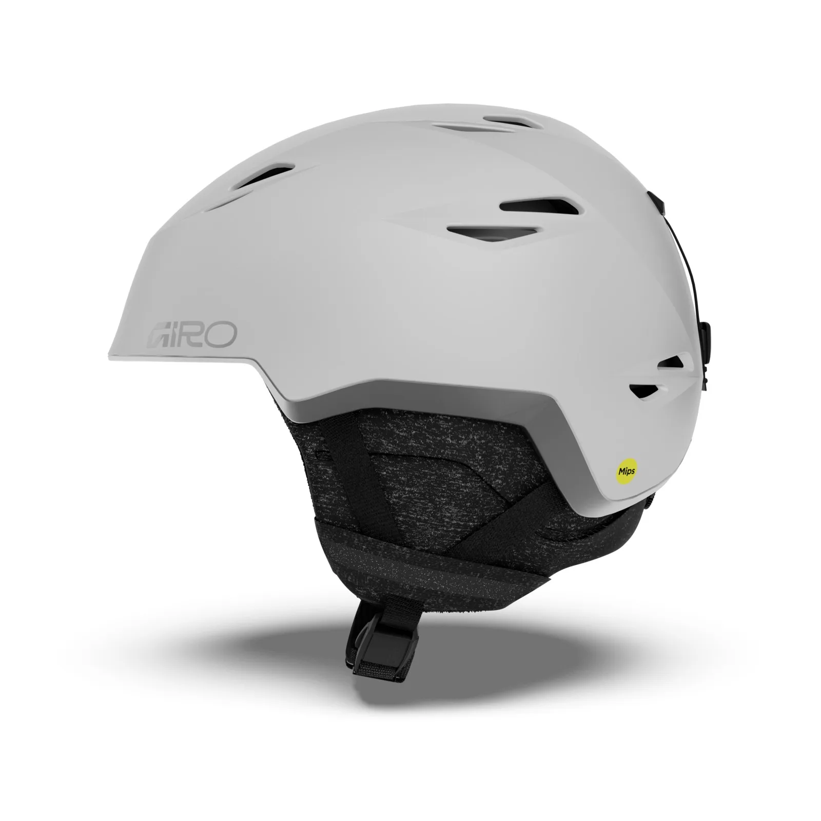 Giro Grid Spherical MIPS Damen Skihelm Matte Pearl White Silver Ansicht 3