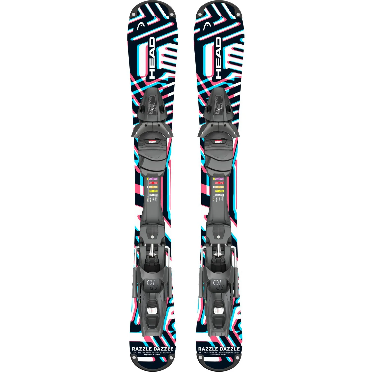 Head RazzleDazzle Kurzski 94cm 2026 mit Tyrolia SP 10 GW Bindung