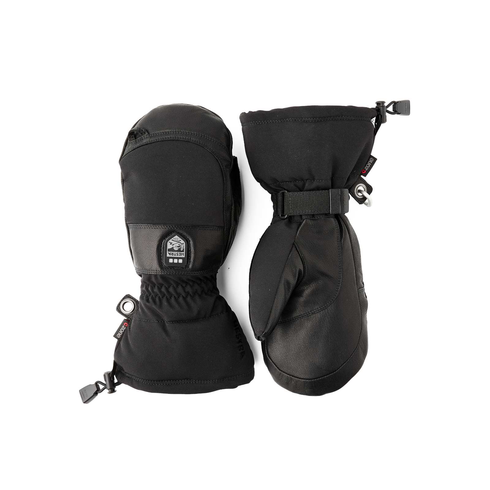 Hestra Heater Gauntlet Mitt Heizhandschuh Black