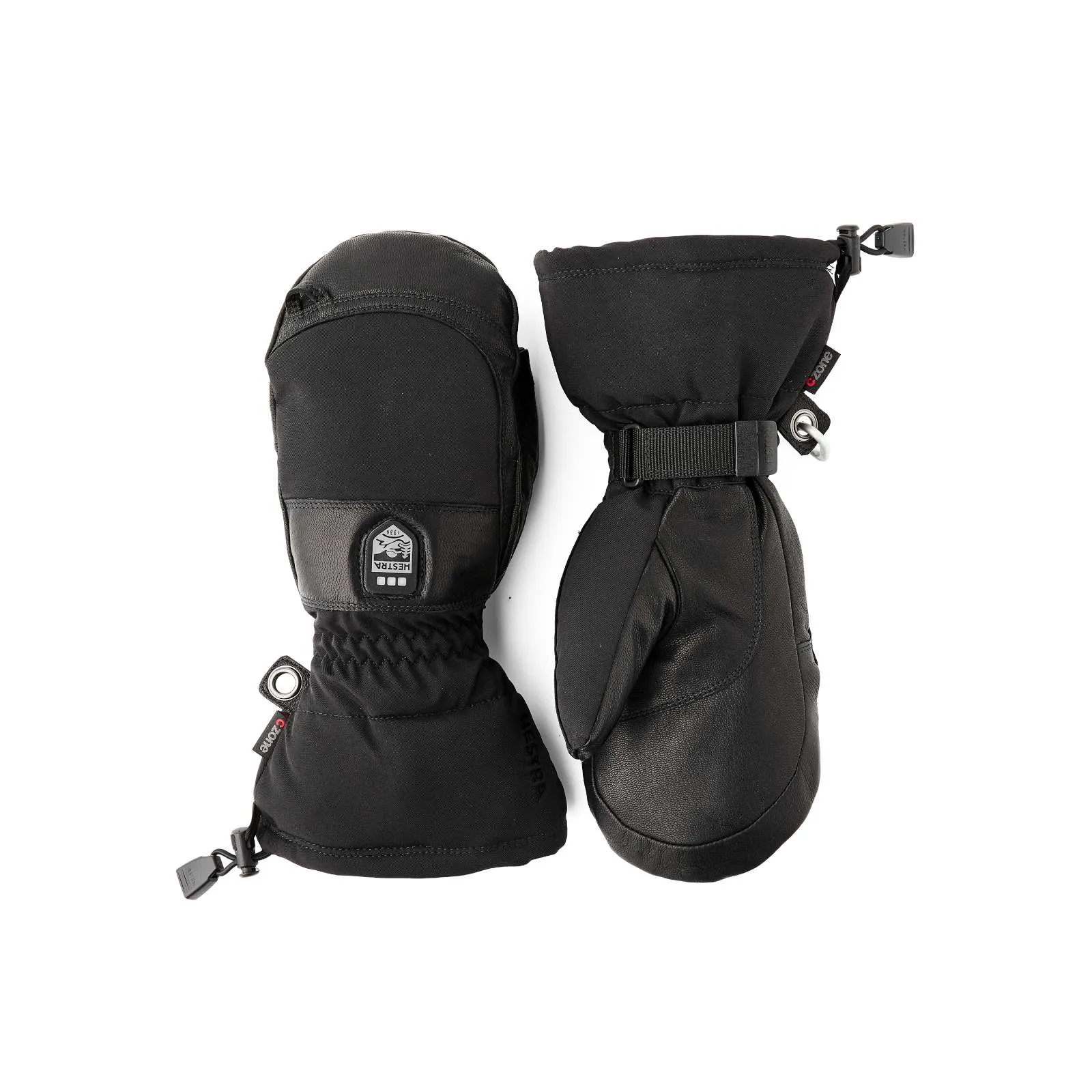 Hestra Heater Gauntlet Mitt Heizhandschuh Black