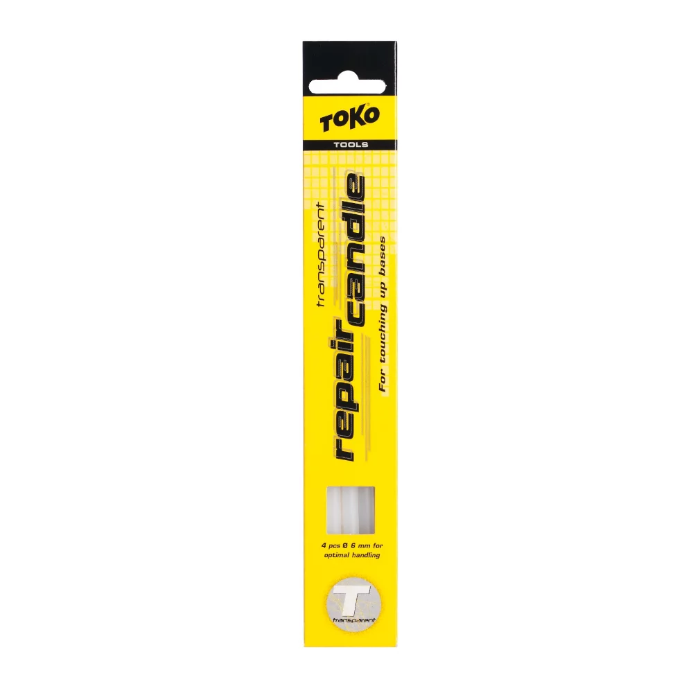 Verpackung der Toko Repair Candle 6mm Graphite mit vier Wachsstiften.