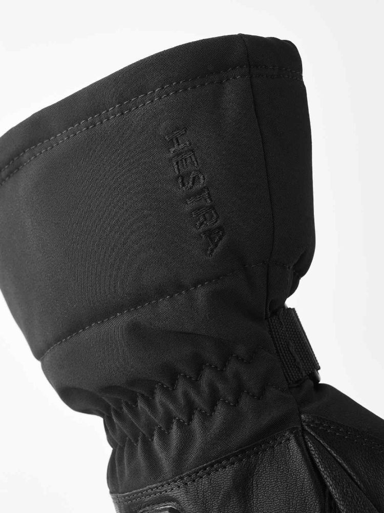Hestra Heater Gauntlet Mitt Heated Glove, Black