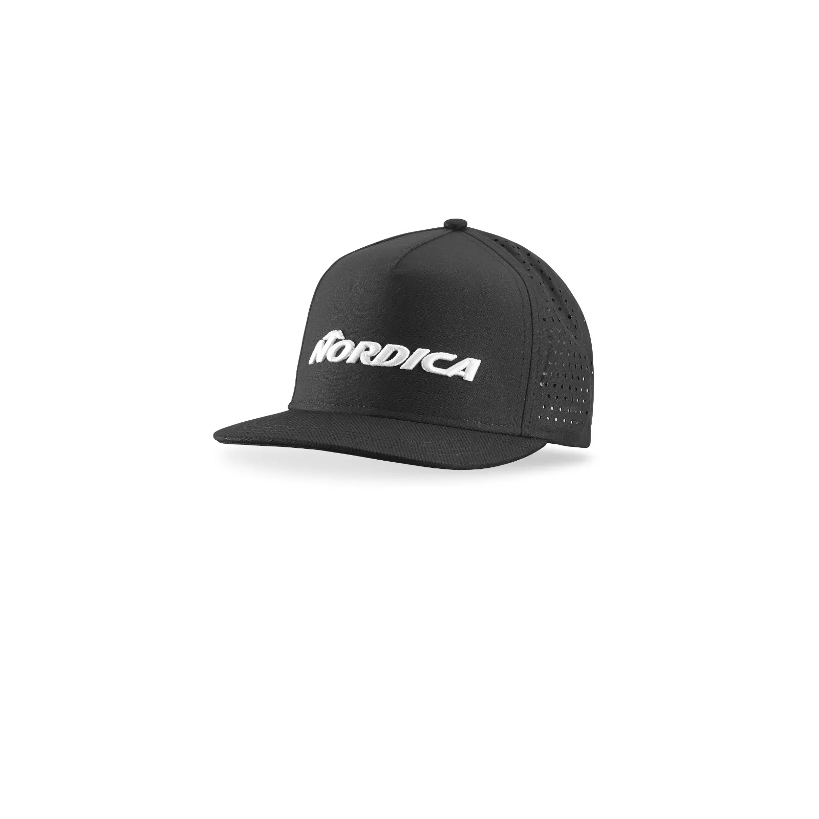 Nordica Essential Flatbrim Black White Side View