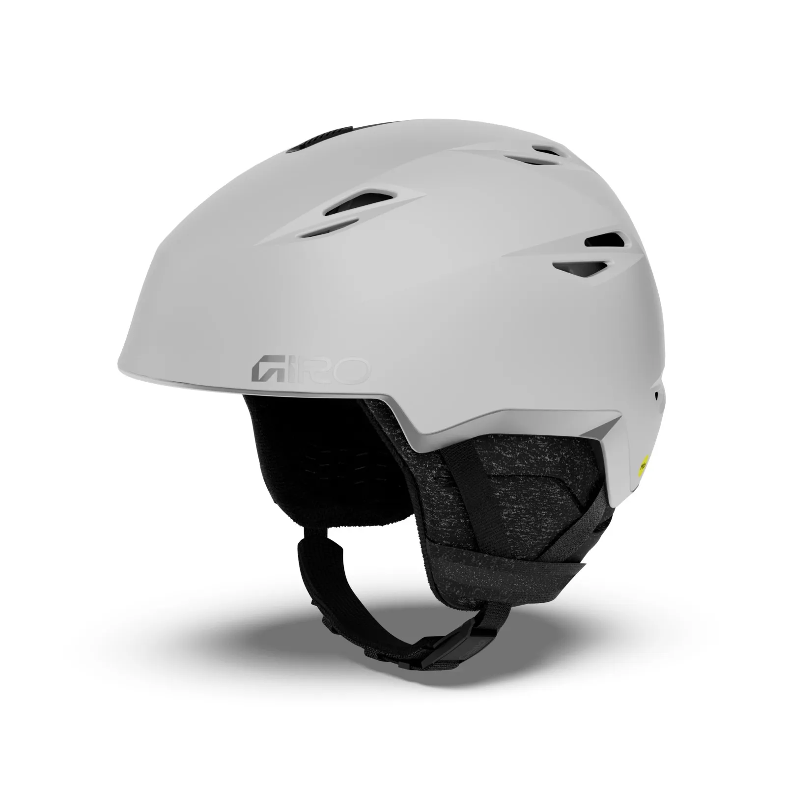 Giro Grid Spherical MIPS Damen Skihelm Matte Pearl White Silver