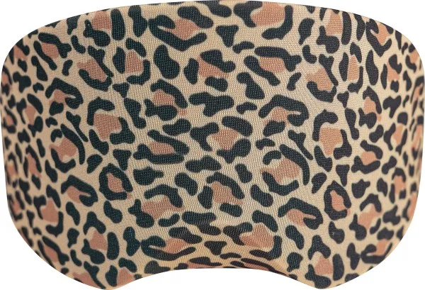 Reusch Goggle Cover Ski Goggle Protector Beige Leopard