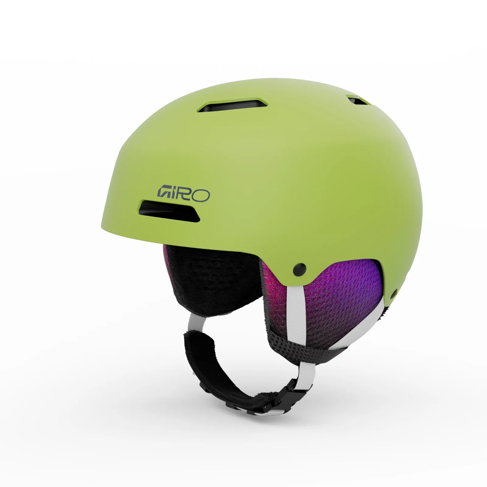 Giro Crüe MIPS FS Kinder Skihelm Matte Fluorescent Green