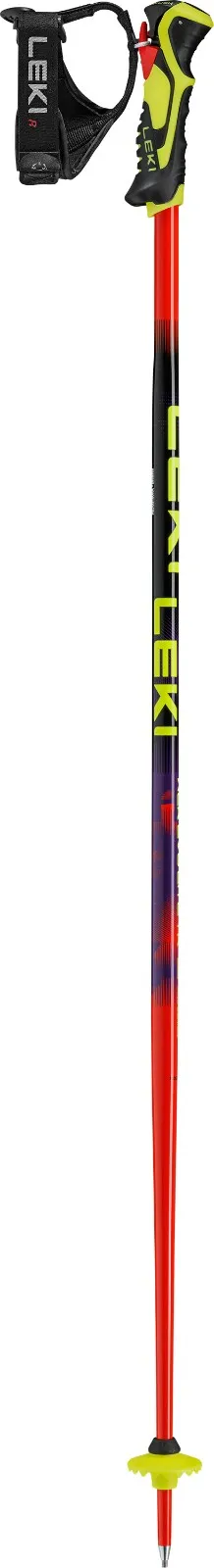 LEKI WCR Evo Lite SL TR Junior Slalom Skistöcke Red-Violet-Yellow