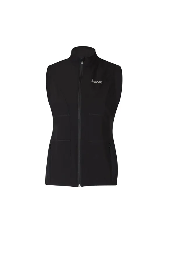 Black Lenz Heat Vest 1.0 Men, sleeveless, with full-length zipper and side pockets.
