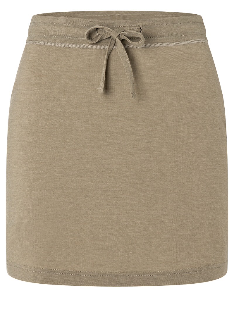 Jupe verte Super.Natural Everyday Skirt, jupe, taille avec cordon de serrage.