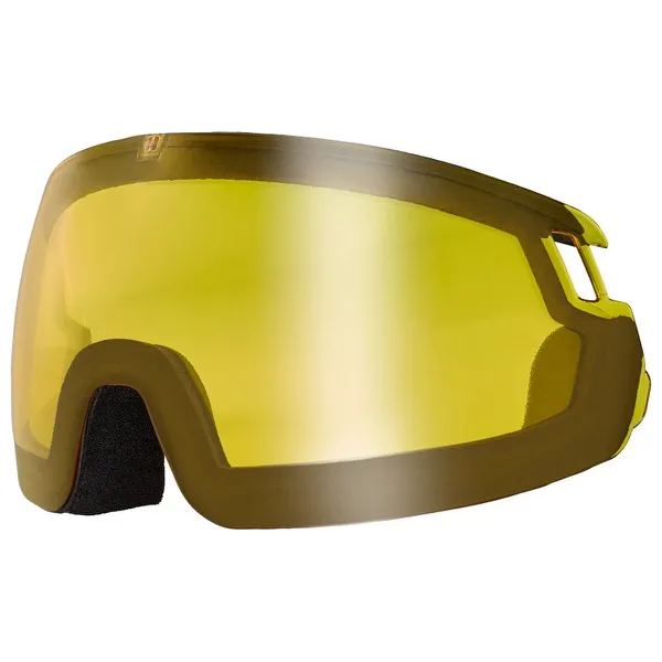 Gelbe Visierhelm Ersatzscheibe S1 für Skihelme.