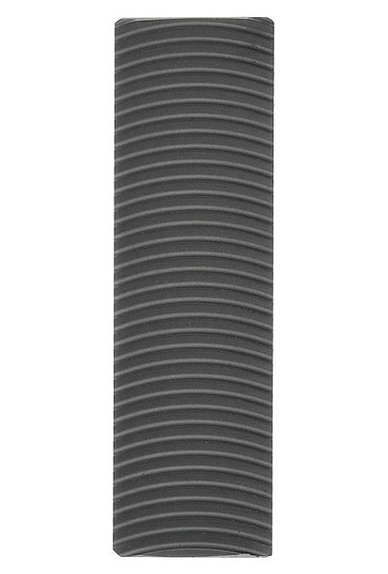 Graue, rechteckige Toko Base File Radial mit abgerundeten, horizontalen Rillen.