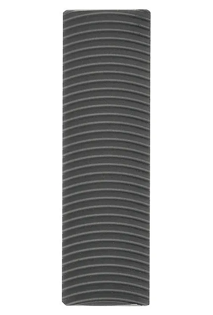 Graue, rechteckige Toko Base File Radial mit abgerundeten, horizontalen Rillen.