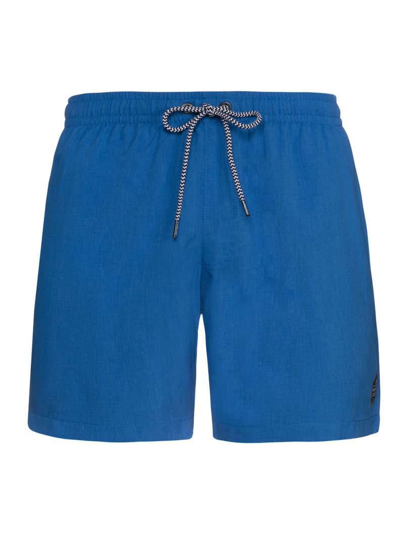 Short de bain Davey bleu Short de bain bleu Protest Davey avec cordon de serrage à la taille. Pantalon court en bleu vif.