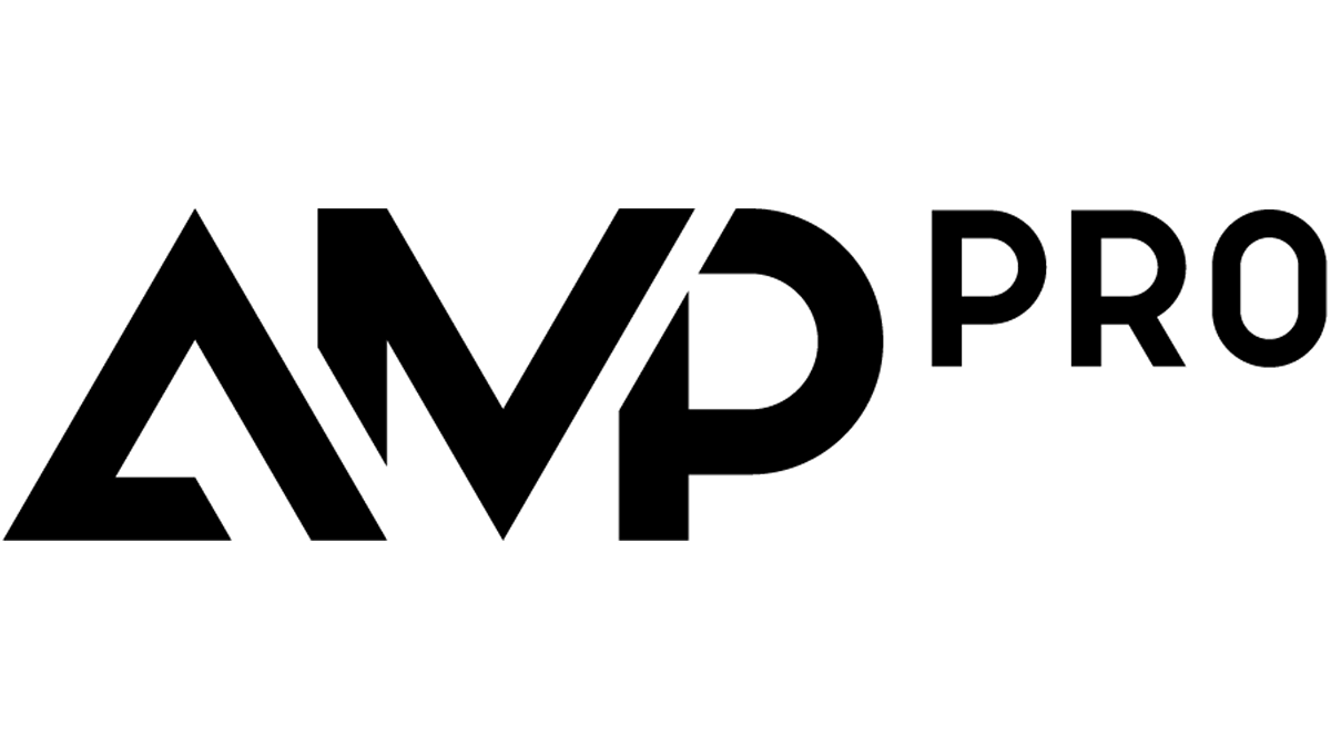 Logo "AMP PRO" in Schwarz auf weißem Hintergrund. Steht für Scott React Skibrillen Technologie.