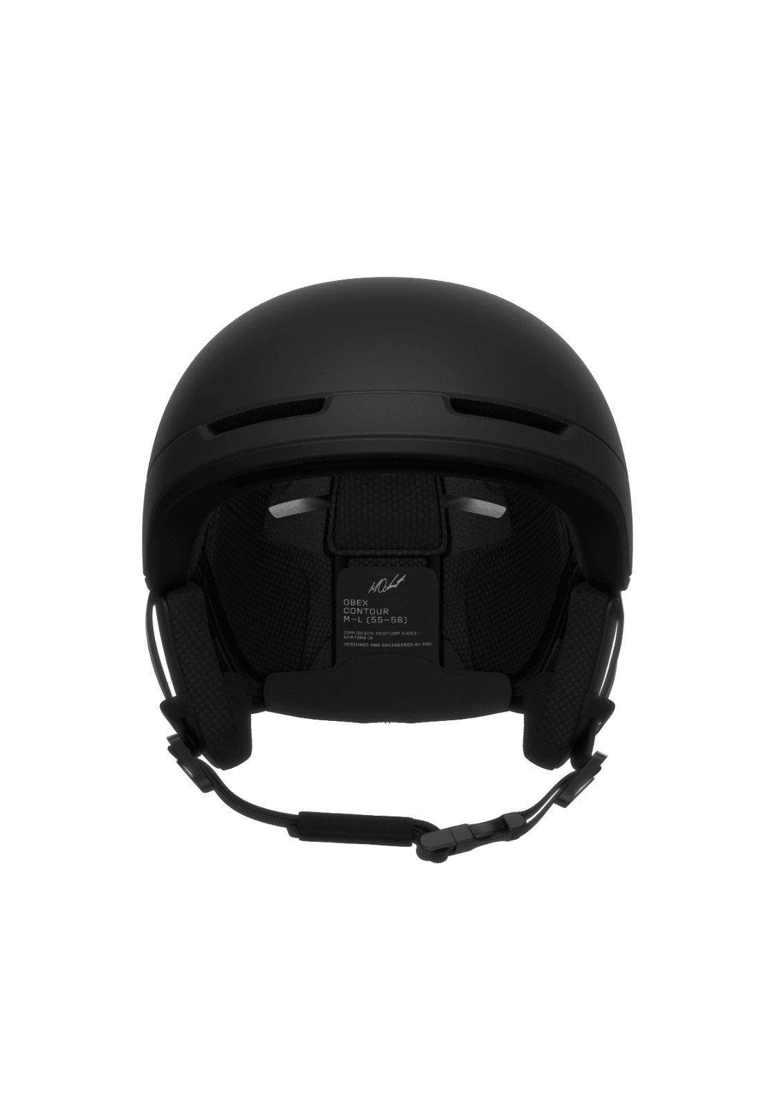 POC Obex Contour Marco Odermatt Edition Ski Helmet, Uranium Black with Podium Gold Accents