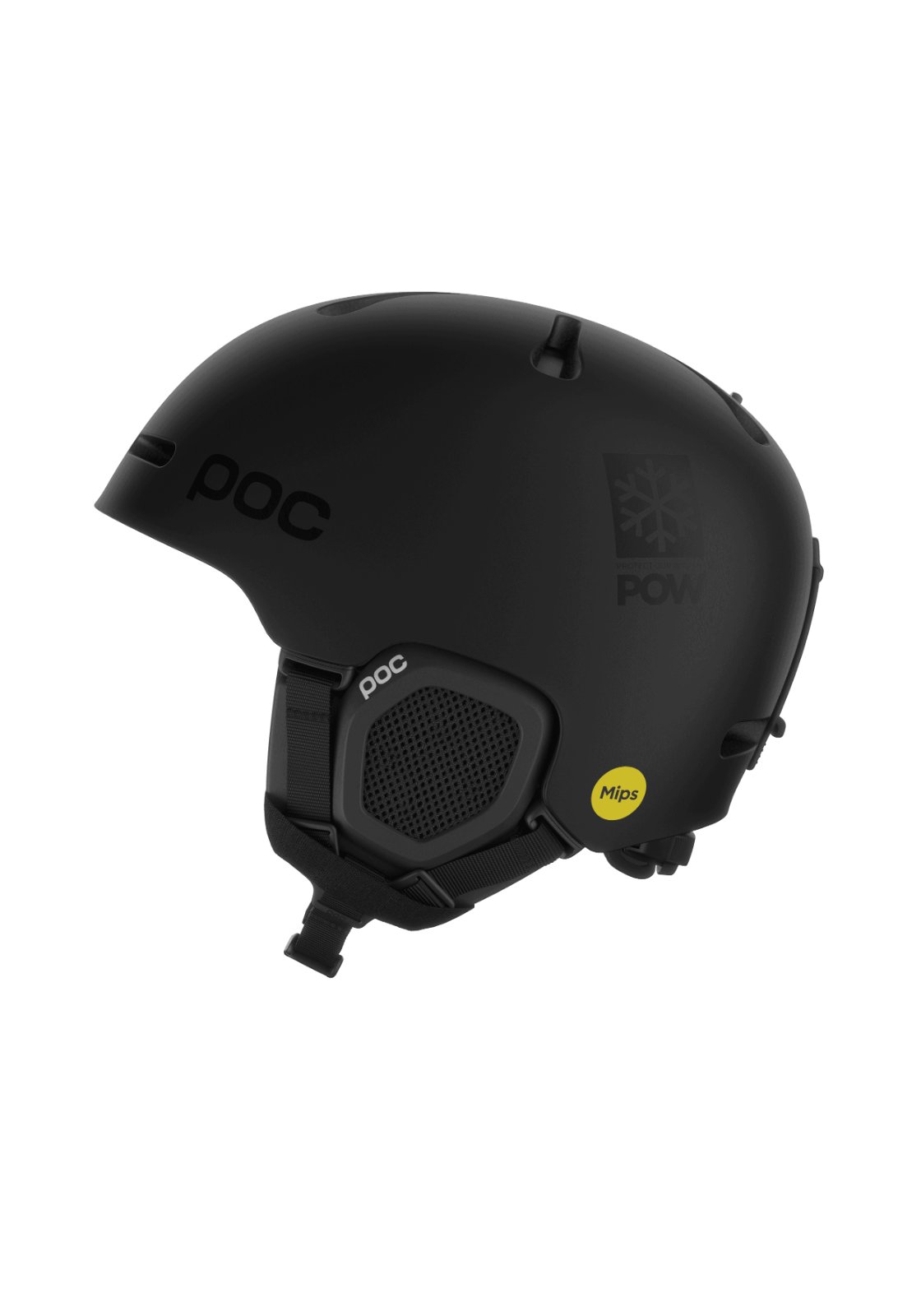 POC Fornix MIPS POW JJ Ski Helmet, Uranium Black