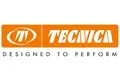 Orange Tecnica logo with the slogan "Designed to perform" in gray lettering below.