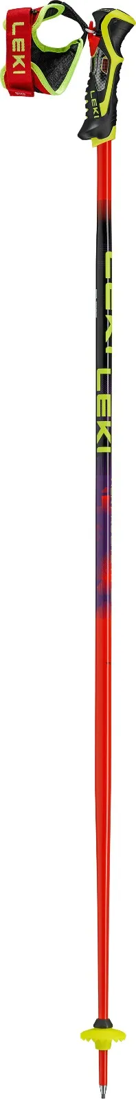 LEKI WCR Pro Lite SL TR Slalom Skistöcke Red-Violet-Yellow