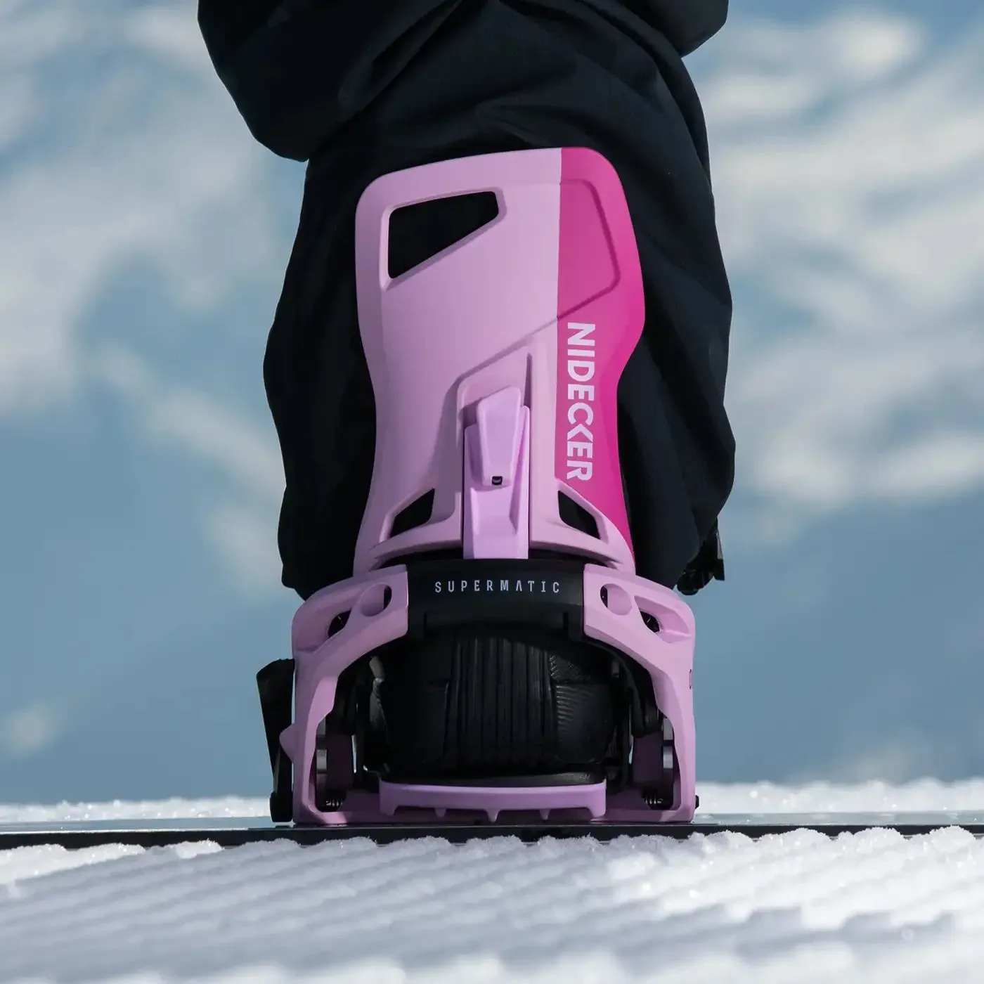 Nidecker Détails de la fixation de snowboard OG Supermatic Milkshake