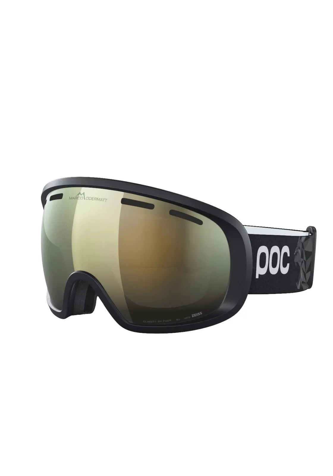 POC Fovea Marco Odermatt Edition Skibrille Uranium Black Podium Gold