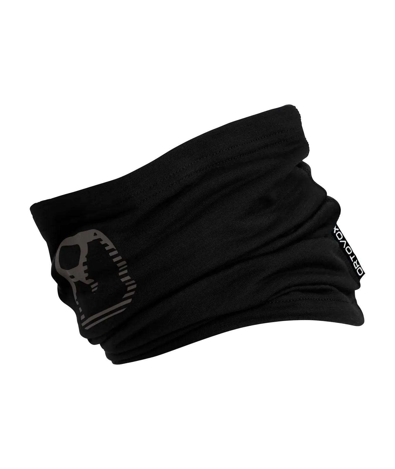 Ortovox 120 Cool Tec Logo Neckwarmer Schlauchschal Black Raven