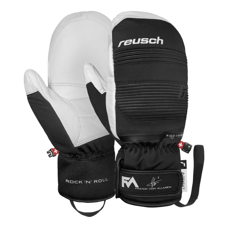 Reusch Franjo von Allmen R-TEX XT Mitten Black/White