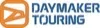 Logo with orange symbol and blue text "DAYMAKER TOURING". The symbol shows a stylized "Z" in a rounded square.