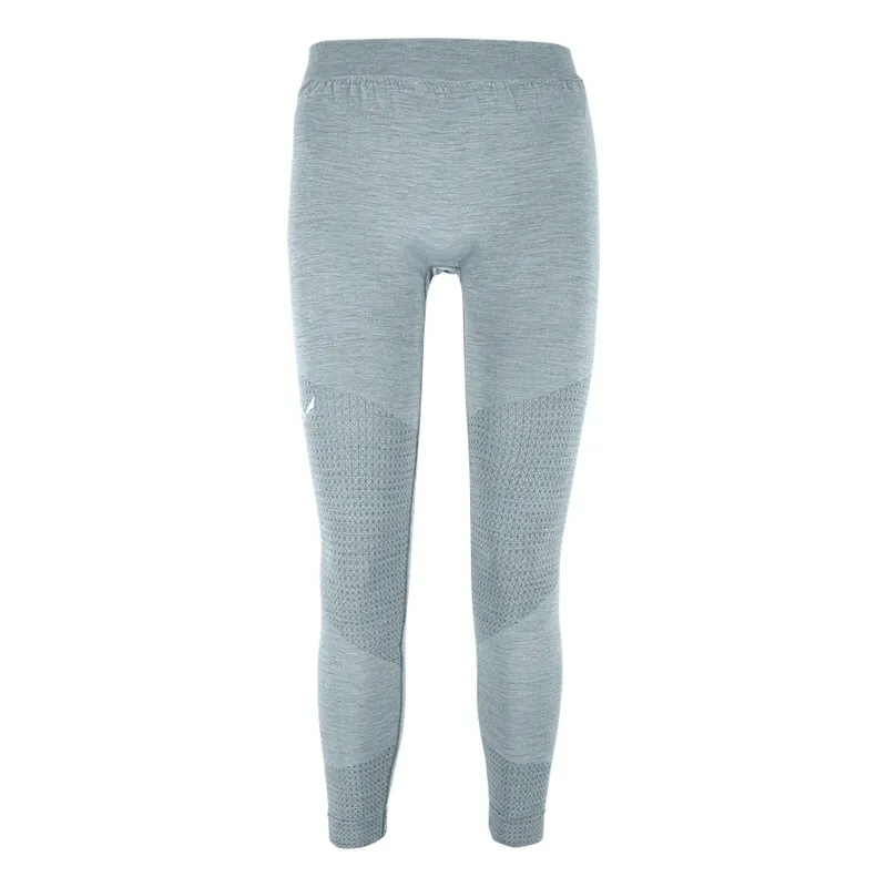 Collant gris Zebru Medium pour hommes, avec des zones respirantes et un petit logo.