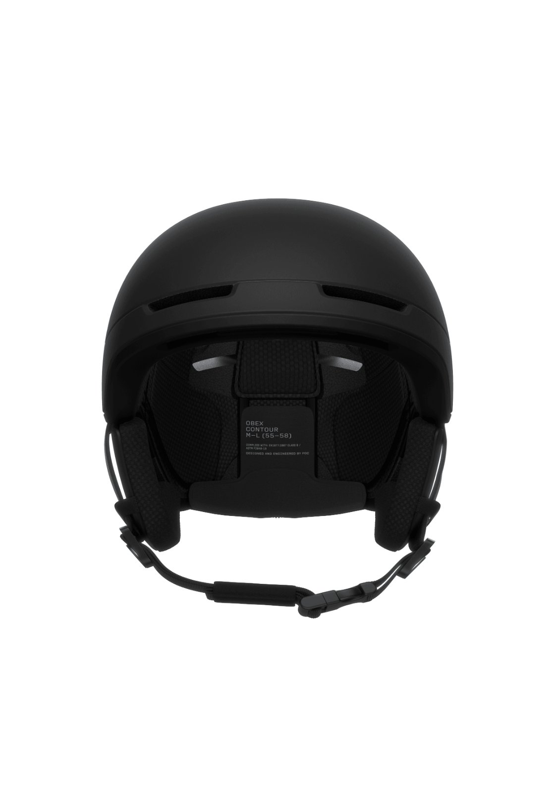 POC Obex Contour Ski Helmet, Uranium Black Matte