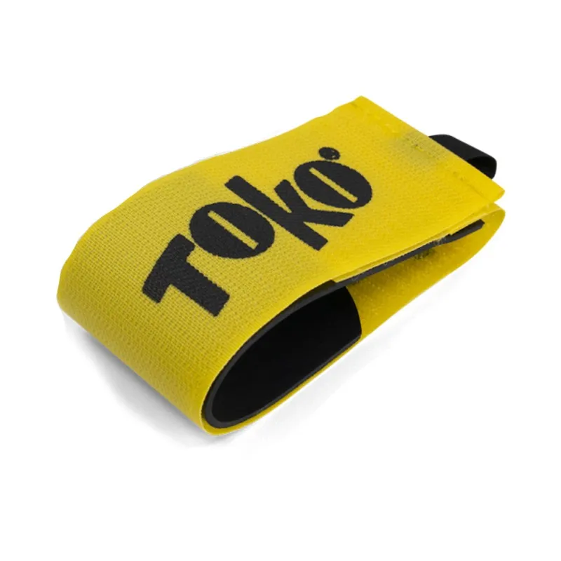 Yellow strap with black inside and black "Toko" lettering on a white background.