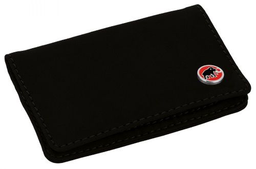Smart Wallet noir Mammut avec application du logo.