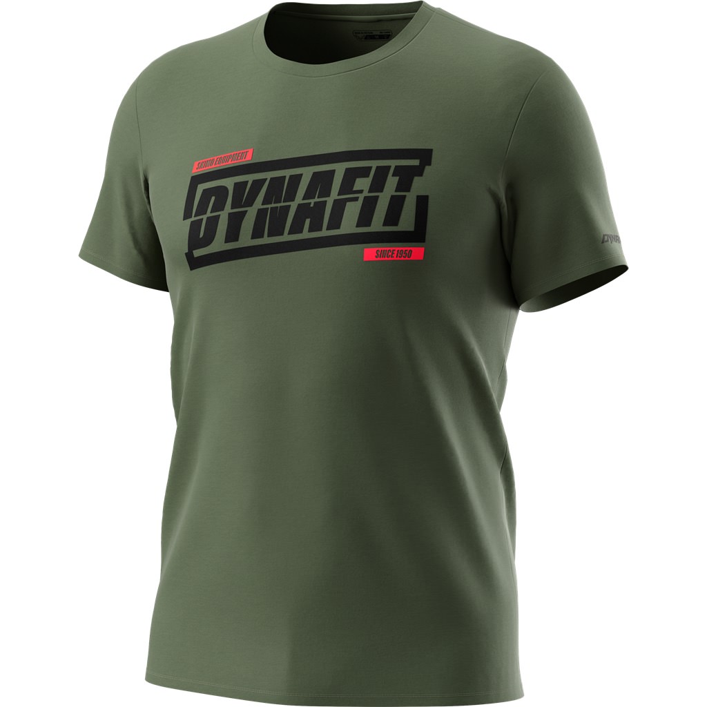 Dynafit T-shirt Graphic Cotton Thyme