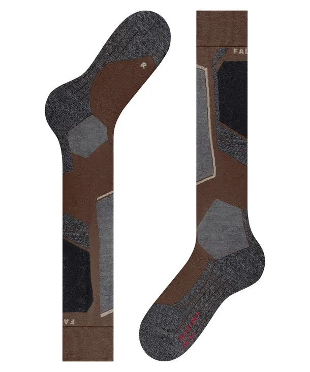 Skisocken Herren FALKE SK4 Advanced Chestnut front