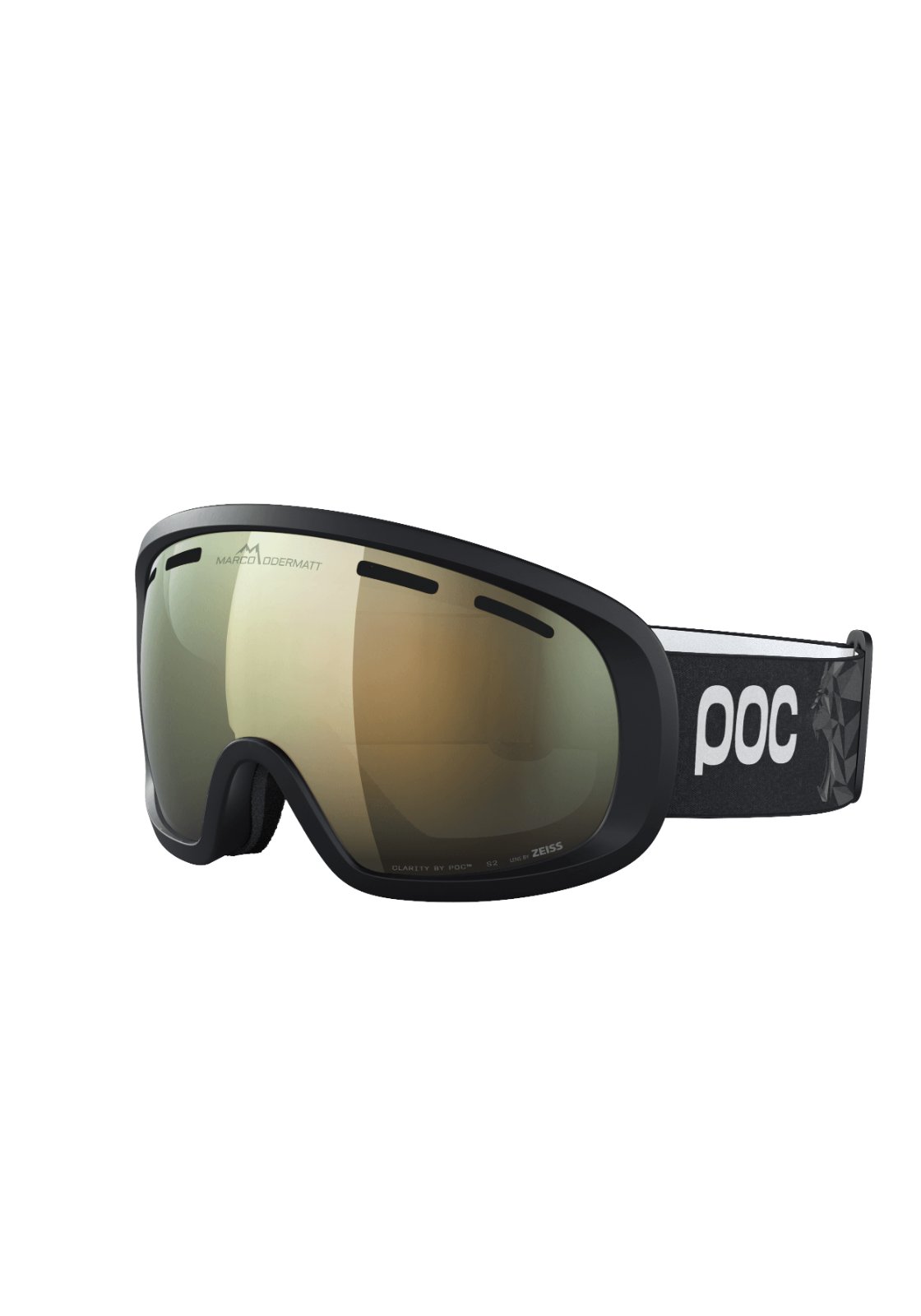 POC Fovea Mid Marco Odermatt Edition Skibrille Uranium Black Podium Gold