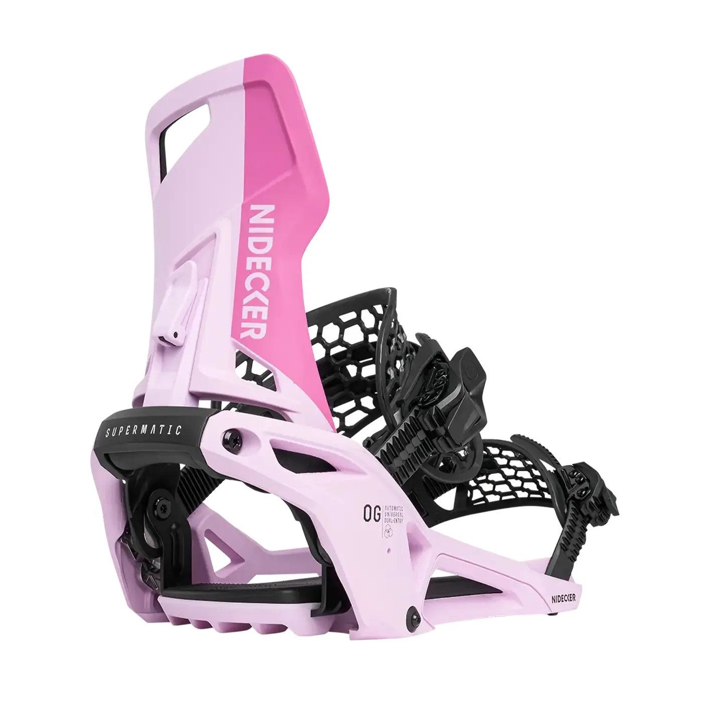 Nidecker Fixation de snowboard OG Supermatic Milkshake, couleur milkshake
