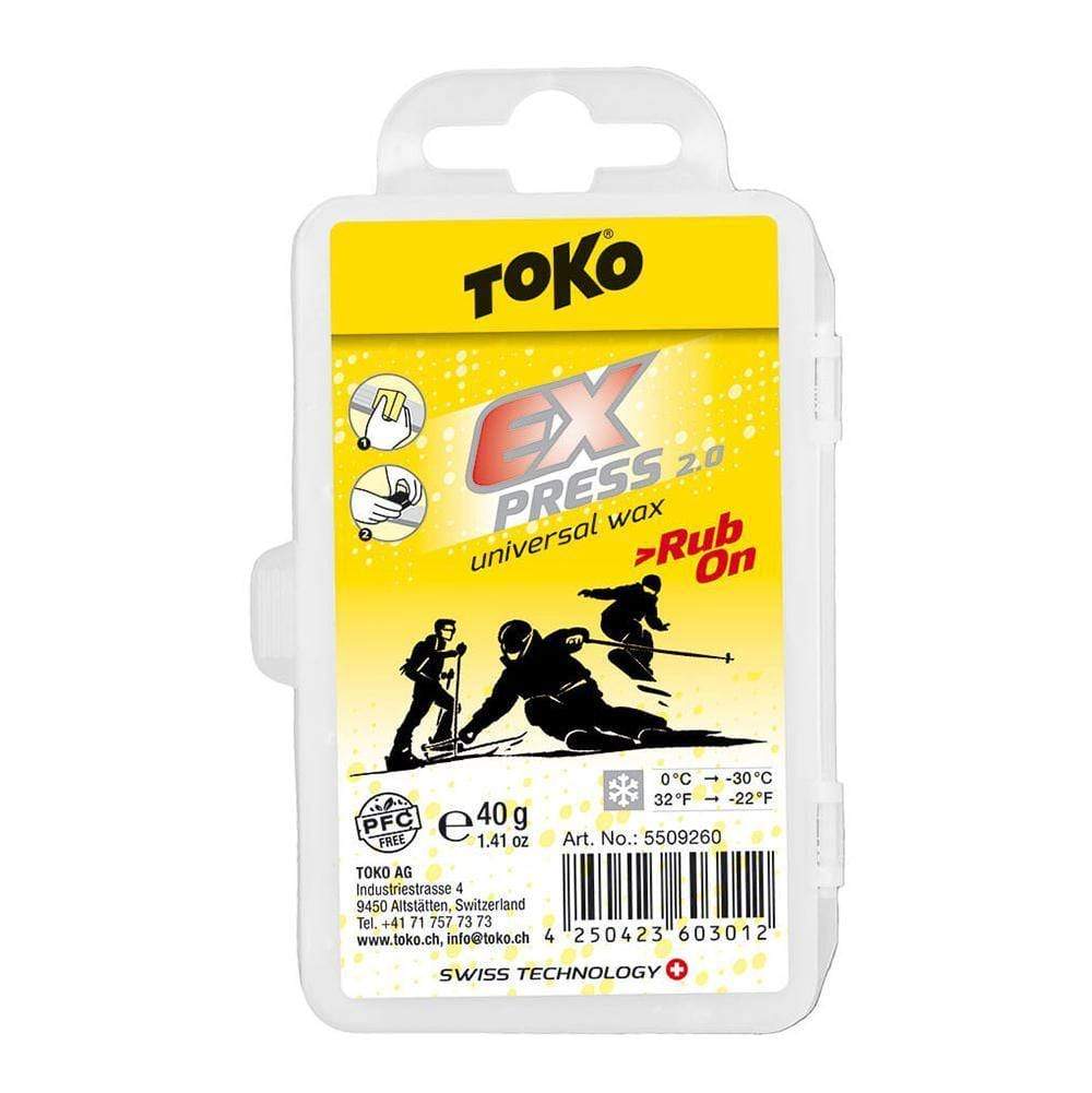 Verpackung Toko Express Racing Rub-On Universalwachs zum schnellen Auftragen.